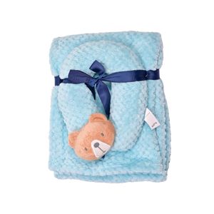 Manta Con Almohada Azul Tiny Tots