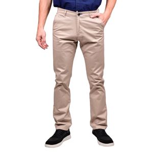 Pantalon tailored beige hombre oscar de la renta