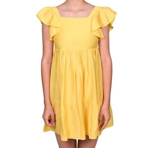 Vestido Teens Amarillo Niña Tiare