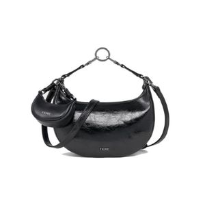 Cartera media luna 2en1black fiore