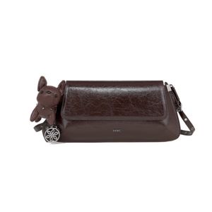 Cartera Baguette Llavero Dog Brown Fiore