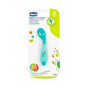 Primera Cuchara 8m+ Azul Chicco