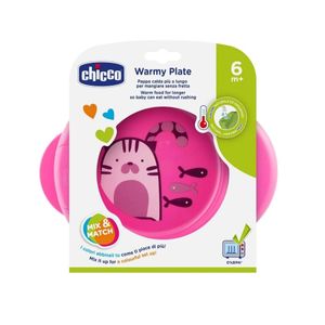 Plato Termo Rosa 6m+ Chicco