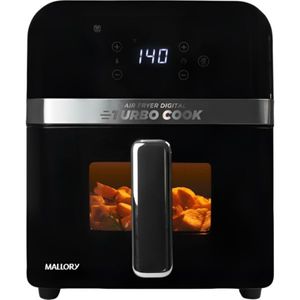 Air Fryer Turbo Cook 6 L. 1.500 W. Negro Mallory