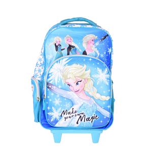 Mochila frozen evolution c/rueditas grande disney