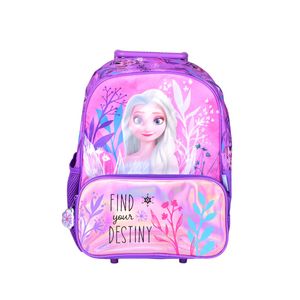 Mochila Frozen Destiny C/Rueditas Mediano Disney