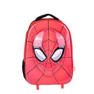 Mochila spiderman mask c/rueditas grande disney