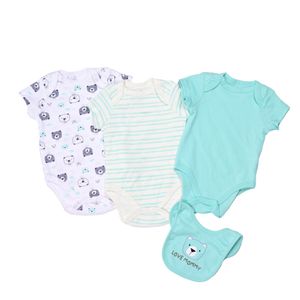 Body pack 3 con babero combinado niño tiny tots