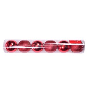 Bola Decor 100mm 6pz 10.2x10.2 Santini Christmas