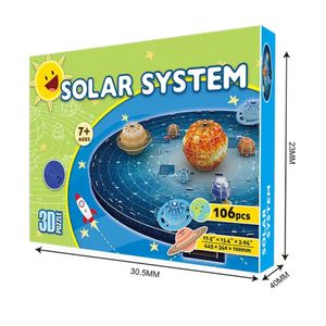 Puzzle 3d sistema solar 106pzas indatoys