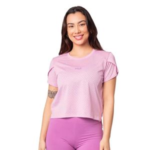 Remera M/C Rosa Running Honey Iv Mujer Fila