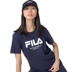 Remera Azul M. Sports International Mujer Fila