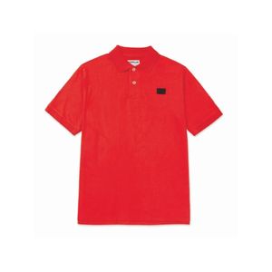 Remera M/C Rojo Jersey Logo Lat. Hombre Cat