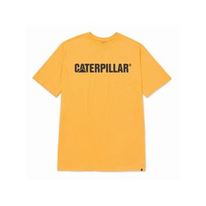 Remera M/C Amarillo Loco Letter Classic Hombe Cat