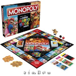 Monopoly super mario movie hasbro