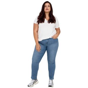 Jeans Celeste Straight Pushup Basico Carmakoma
