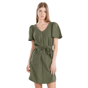Vestido Verde Escote V Mujer Jacqueline De Yong