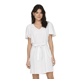 Vestido Blanco Escote V Mujer Jacqueline De Yong