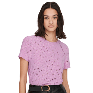 Remera Lila Regular Fit Mujer Jacqueline De Yong