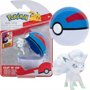 Pokemon Clip N' Go Vulpix Alola+Superball Jazwares