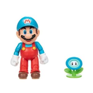 Jakks Super Mario Fig 4" Mario C/ Flor De Hielo