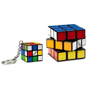 Set Cubo Rubik Clasico + Minicubo Con Clip Exclusi