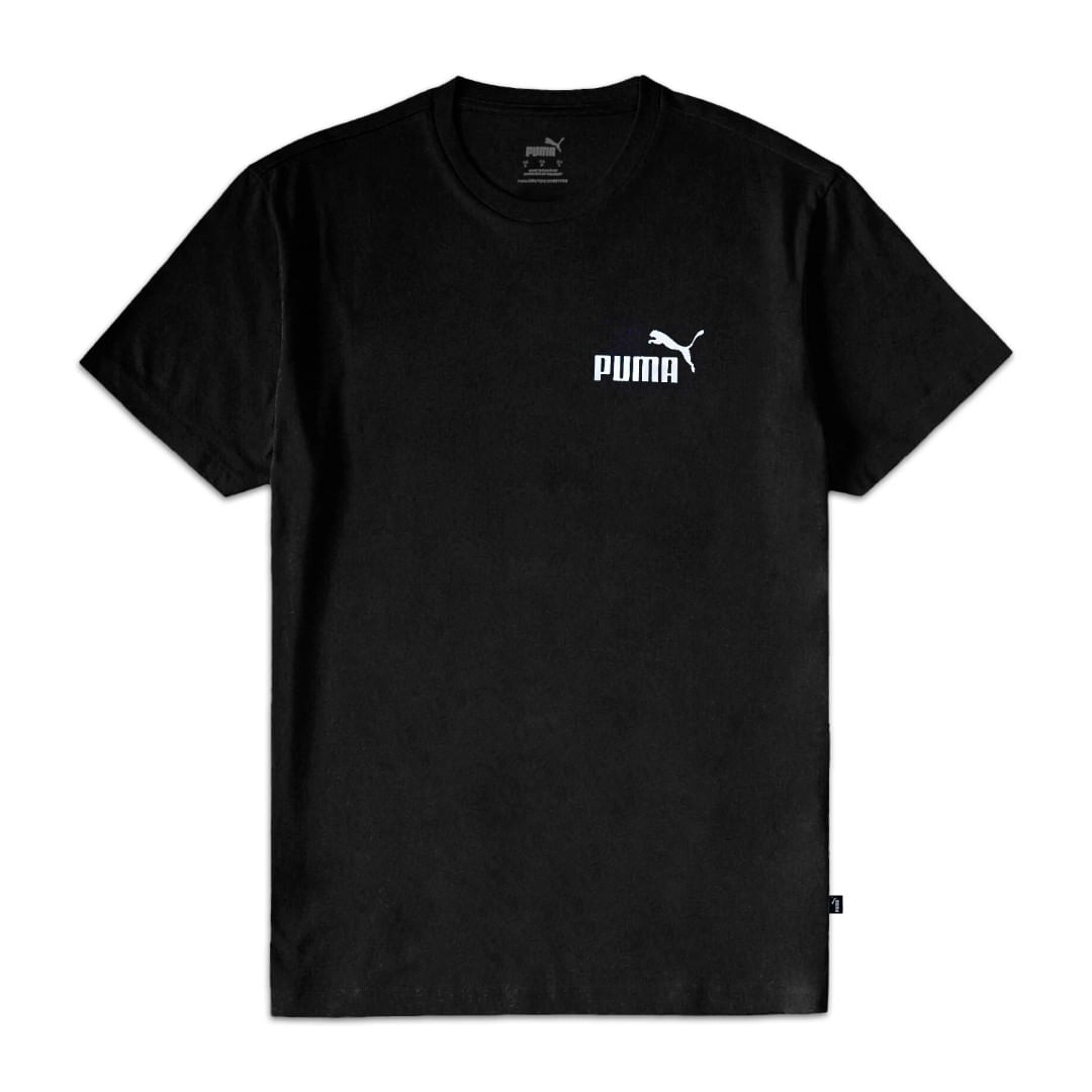 Remera M/C Negro Graphic Hombre Puma Unicentro Tienda Online