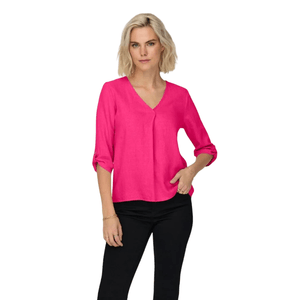 Blusa M/C Fucsia Mujer Jacqueline De Yong