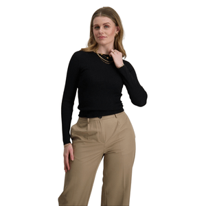Sweater Negro M/L Mujer Jacqueline De Yong
