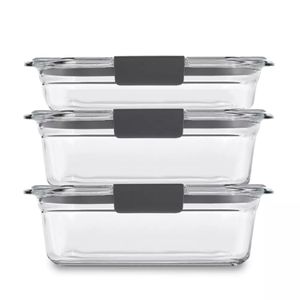 Recipiente Pack *3 Brilliance Glass Rubbermaid
