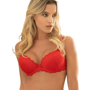 Corpiño C/Taza Preformada Rojo Mujer Kalua