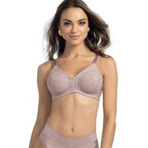 Corpiño Con Broderi Marron/Beige Mujer De Millus