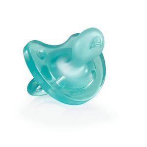 Chupete Todo Silicona Azul 6-12m Chicco