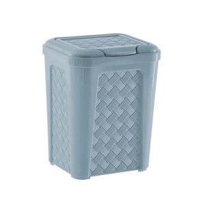 Bote De Basura Rattan Gris 5 Lts. Paramount