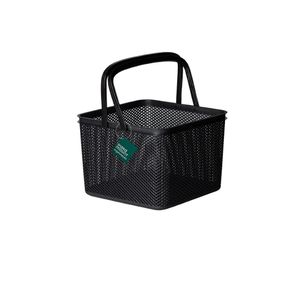 Cesto Con Alca Cuadrado Preto Linea Paramount