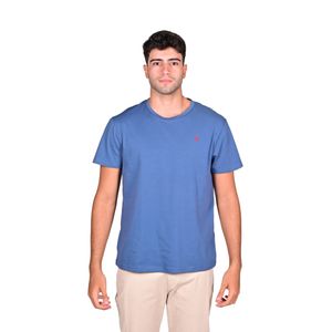 Remera M/C Azul Colony Basic Hombre New Green