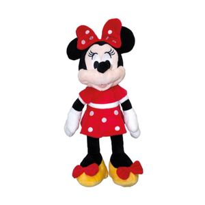 Peluche Minnie Vestido Rojo Clasico 30cm Disney