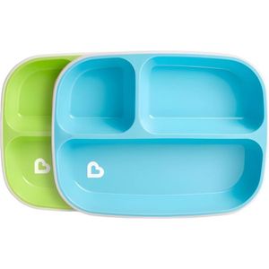 Pack X2 Platos C/ Divisorias Munchkin