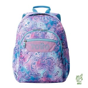 Mochila Acuarela / 4qs Unicornio 20 Lts. Totto