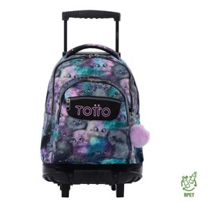 Mochila Rue Bomper Renglon C/Ruedita 25 Lts. Totto