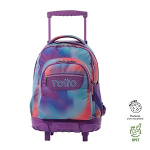 Mochila Rue Bomper Renglon C/Ruedita 26 Lts. Totto