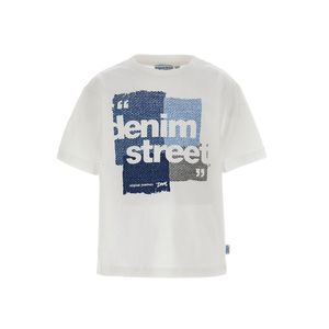 Remera M/C Crema Niño Original Marines