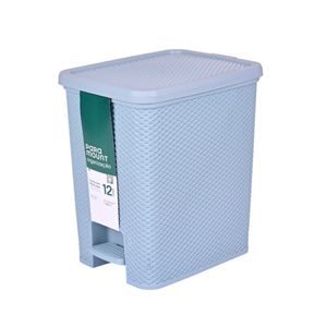Bote De Basura C/ Pedal Gris 12 Lts. Paramount