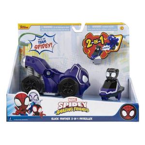 Spidey Pull Back Vehículo Black Panther Jazwares