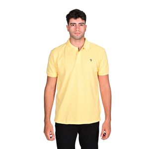 Polo M/C Amarillo Basic Hombre New Green