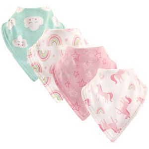 Babero Set*4 Bandanas Combinado Hudson Baby