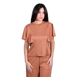 Blusa M/C Kaki Mujer Tiare