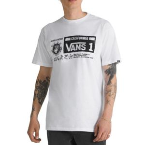 Remera M/C Blanco Warehouse Graph Fron Hombre