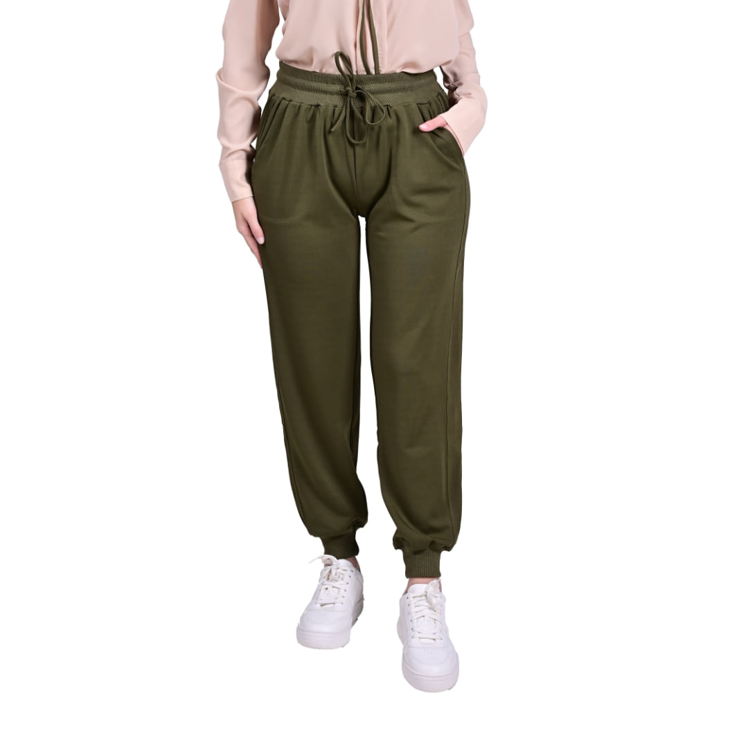 Pantalon Verde Militar Jogger Mujer Tiare Unicentro Tienda Online