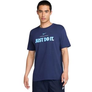 Remera m/c sportwear just do it azul hombre nike